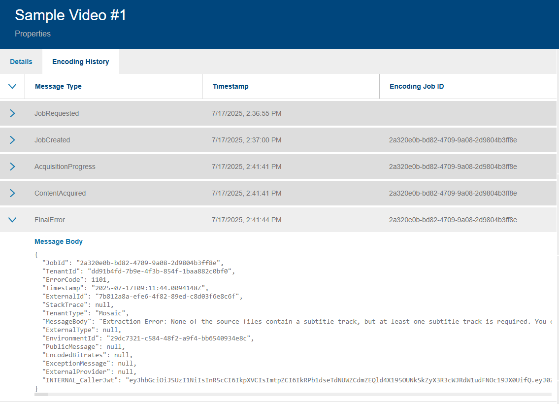 encoding history